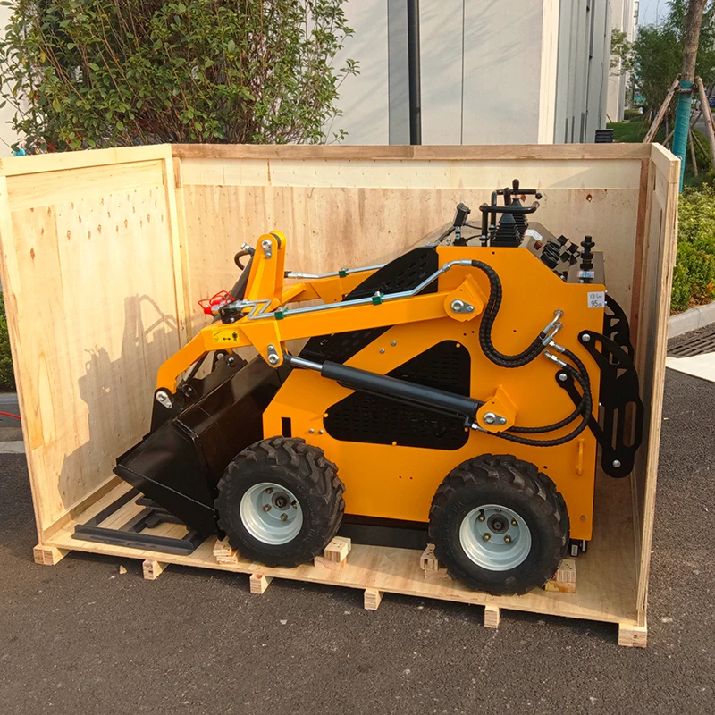 Spedizione gratuita EPA ERUO V Cinese Economico Track Skid Street Loader Macchinario Terrameccanico Agricolo Mini Skid Steer