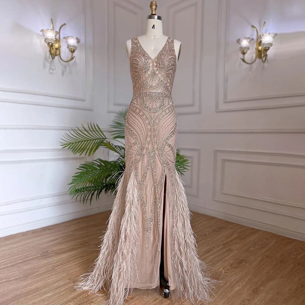 fitted lace wedding dress Luxury Gorgeous One Shoulder Split Thigh Mermaid Hem Formal Dress Purple / XL