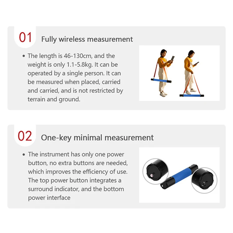 ADMT 100GT3 Industrial Metal Detector 100m Underground Cavity Detector for Underground Archeology Treasure Holes and Tunnels