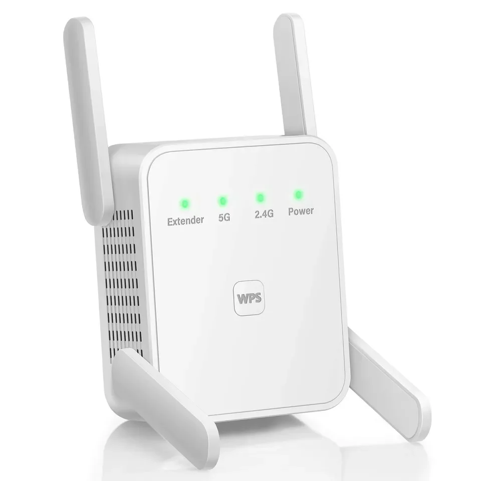 1200Mbps WiFi Range Extender Repeater Wireless Amplifier Router Signal Booster