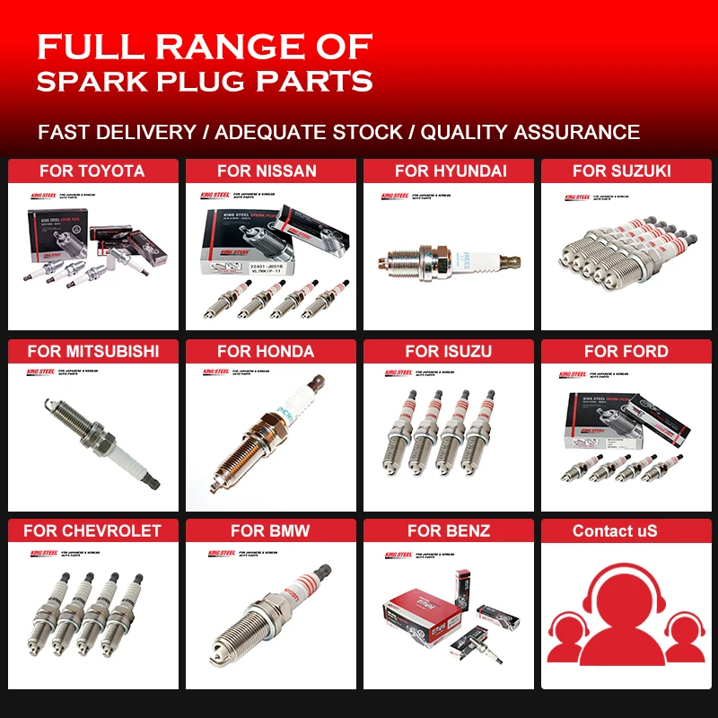 KINGSTEEL OEM 22401-1VA1C Iridium Spark Plug for NISSAN X-TRAIL T3 QASHQAI J11 MR20 ALTIMA