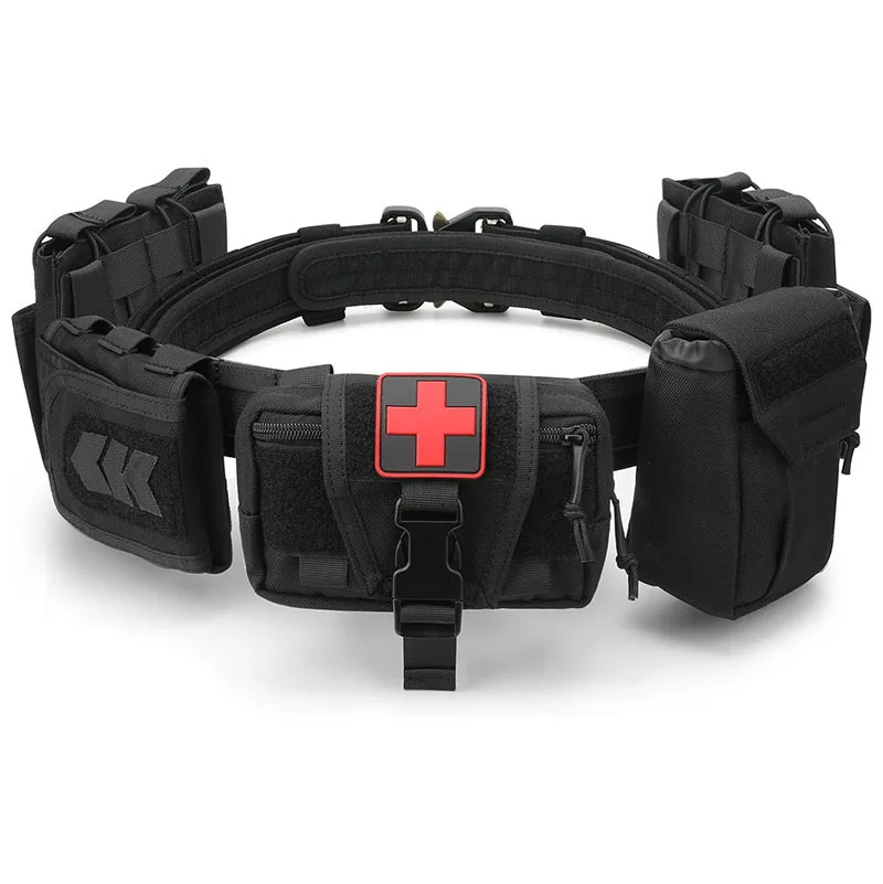 Adjustable Outdoor Quick Release Tactical Heavy Duty Belt Quick-release Buckle High Density Material Tactical Waist Belt