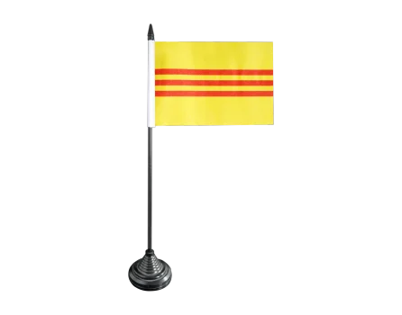 10X15cm Custom Polyester Hungary Office Table Top Flags Desk Flag for Table Decoration