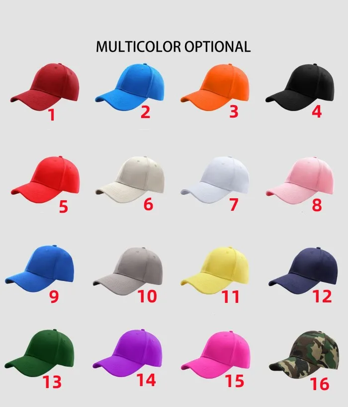 Customized Logo 100 Cotton Adjustable Adult/kids Baseball Hat Embroidery Sports Hats Adjustable