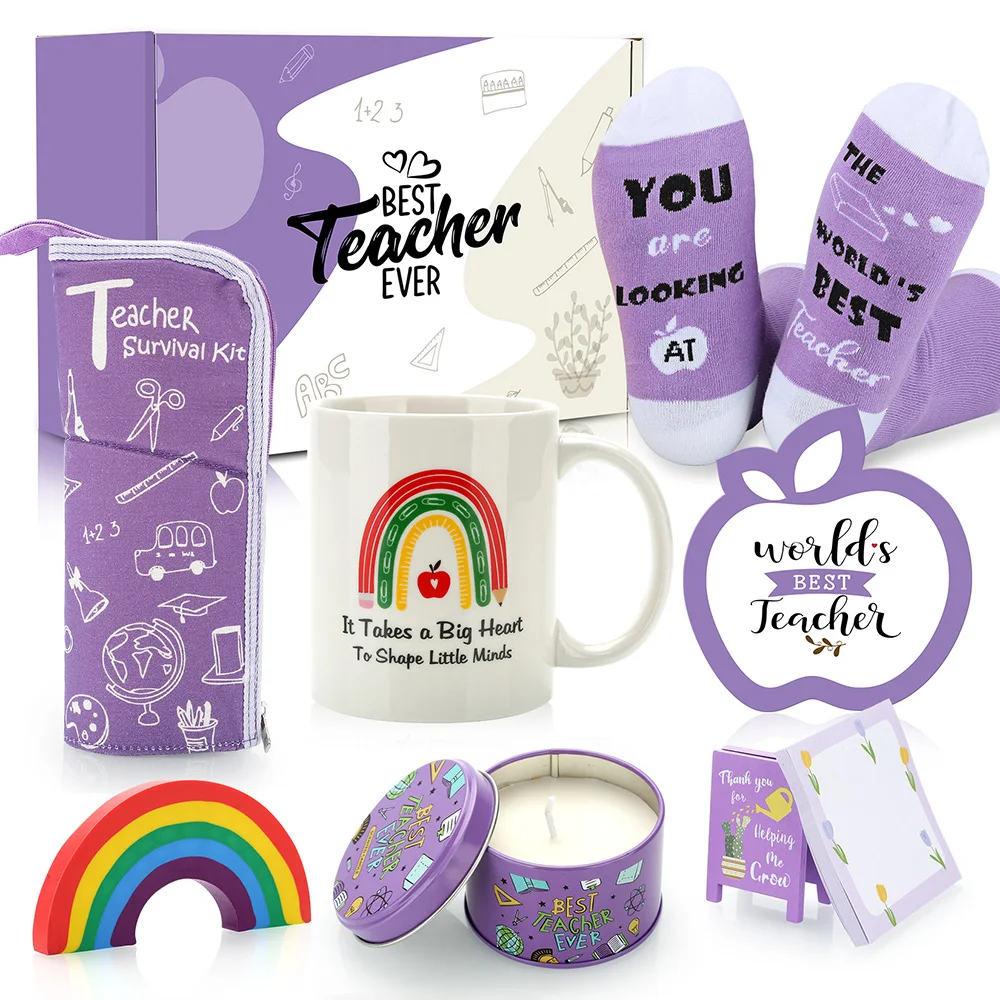 Teacher Appreciation Gifts Box Bulk Teacher Gifts Basket Graduation ...