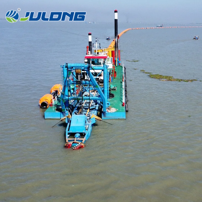 China Julong Dredging Equipment Dredger CSD650 Cutter Suction Dredger for River Sea Port Dredging