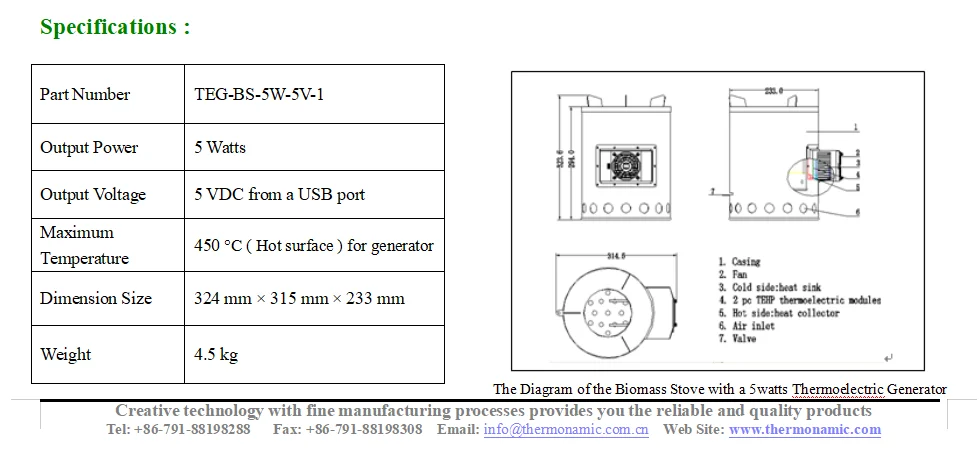 DC 5V 1A Electric Furnace Wood Pellet Biomass Stove Wood Burning Stove  Electric Camping Stove Thermoelectric Stove for Charging and Cooking -  China Stove, Camping Stove