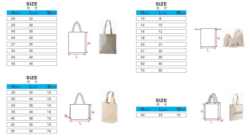 Free Design Custom Printed  Canvas Tote Bag Promotion Custom Cotton Tote Bag