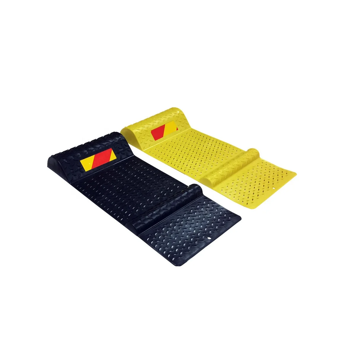 Tapis De Stationnement Garage 55x28x5 Cm - Guide D'arrêt Antidérapant Pour Roues - Pour Voitures, SUV, Camions