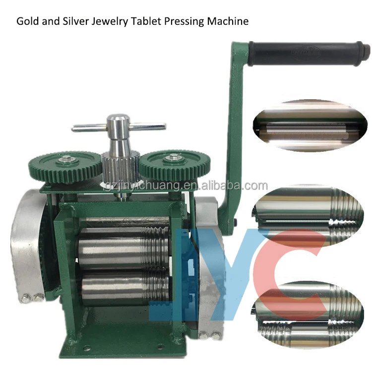 Mini Hand Operation Jewelry Tools Gold Silver Wire And Sheet Rolling