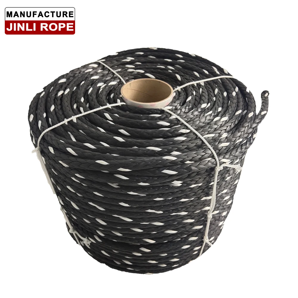 (JINLI  ROPE) Vehicle Recovery Towing Tools, Rigging Line,  Recovery Sling, Synthetic Uhmwpe Rope for  Lifting