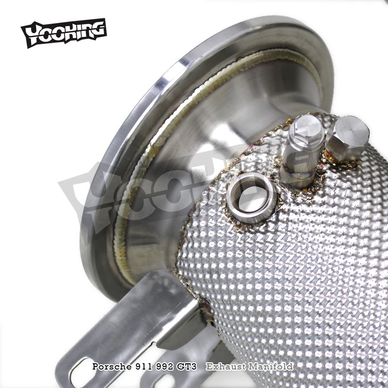 Yooking Factory Catted Manifold Header For Porsche 911 992