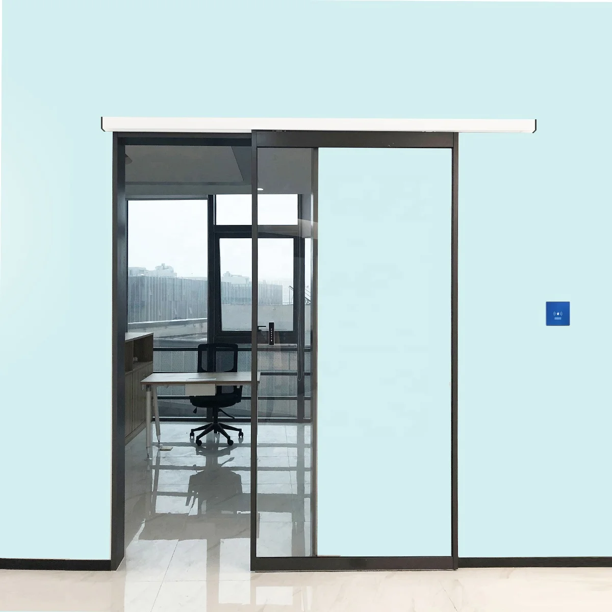 Smart Switch Access Control System Interior Automatic Magnetic Sliding Doors