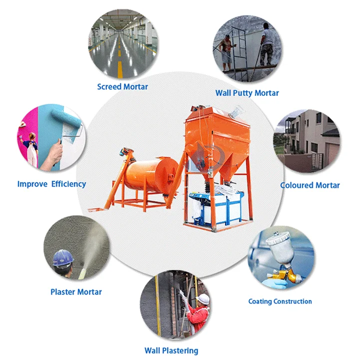 Простая керамическая плитка клейкая сухая смесь Mortay смесительная станция