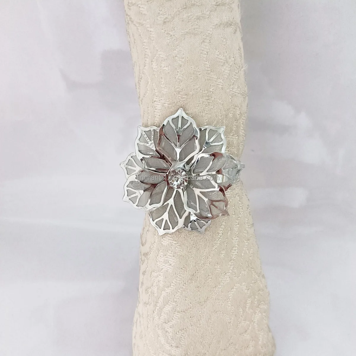 Wholesale Bow Tie Napkin Ring Cheap Metal Napkin Rings Holder Rose Gold