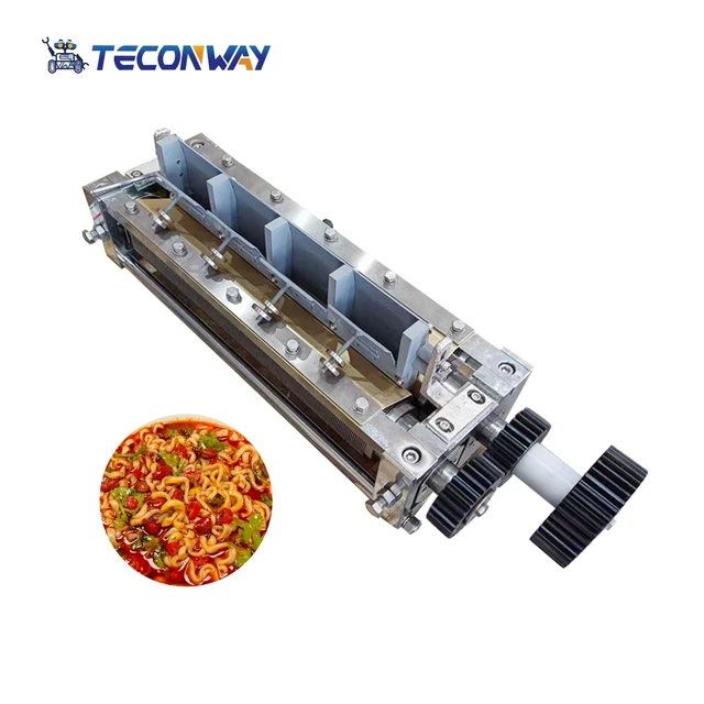 TECONWAY Provide Smooth Grooves Burr-free Cup Noodle Slitter of Instant Noodle Making Machine