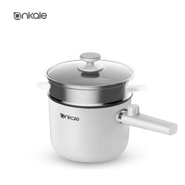 Popular White color Electric cooking pots with multi-function non stick pot coating newest electric kettle home appliances