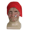 Red headscarf