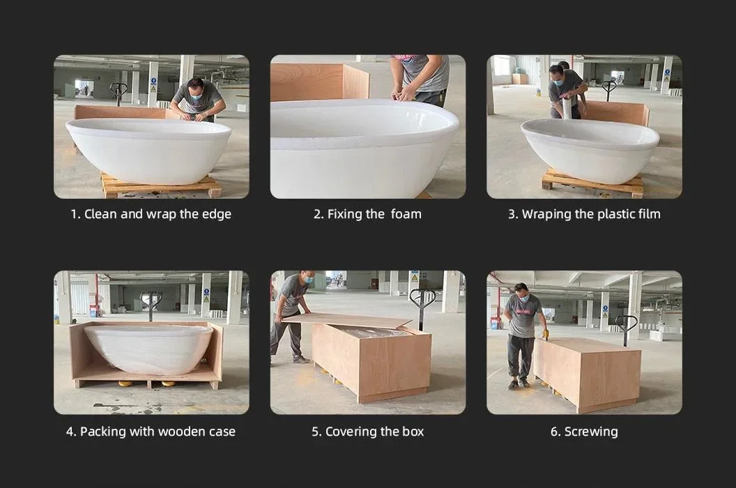 Transparent Bathtub Blue Color Transparent Resin Freestanding Bathtubs