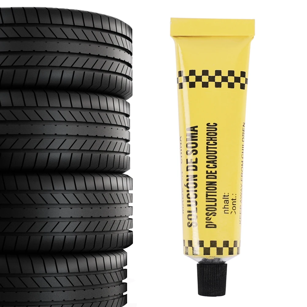 Vakert Tire Repair Kit Tool T-Handle String Rubber Plugs for Cars Trucks Motorcycles 