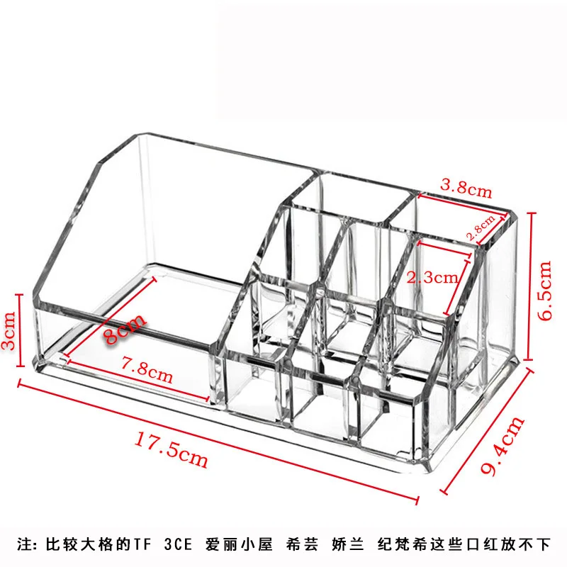 New desktop transparent makeup combination rack lipstick powder display case Multi-layer storage case with drawer manufacture