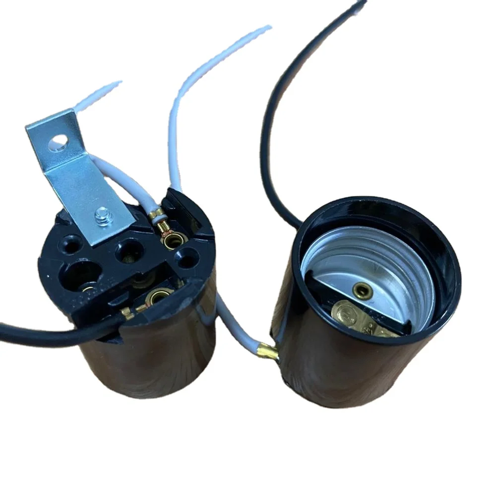 Alibaba.com: Black Phenolic E26 Fixture Socket, Keyless Lampholder with ...