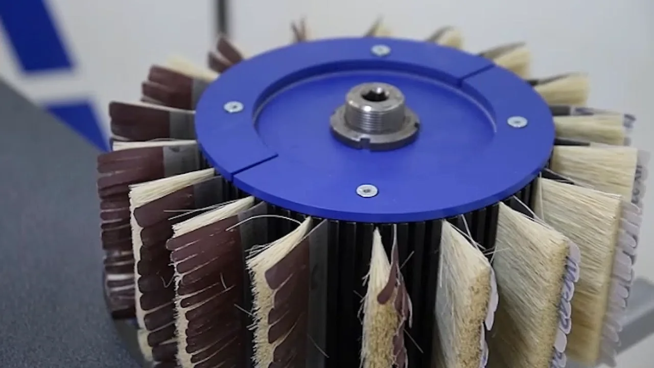 Zhenda Disc Wheel Shape Brush With Mixed Bristle For Polishing Grinding