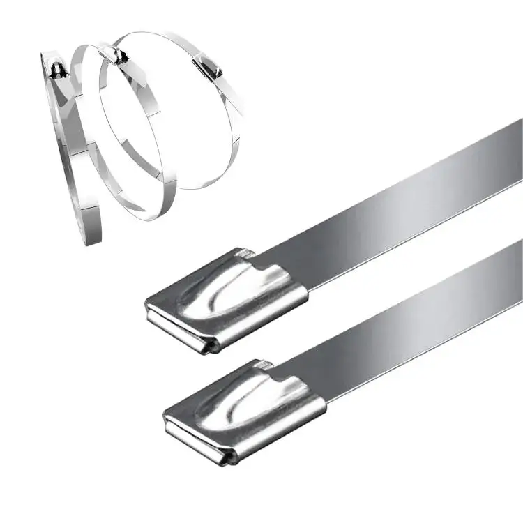 Metal Ball Lock Self-Locking Cable Tie