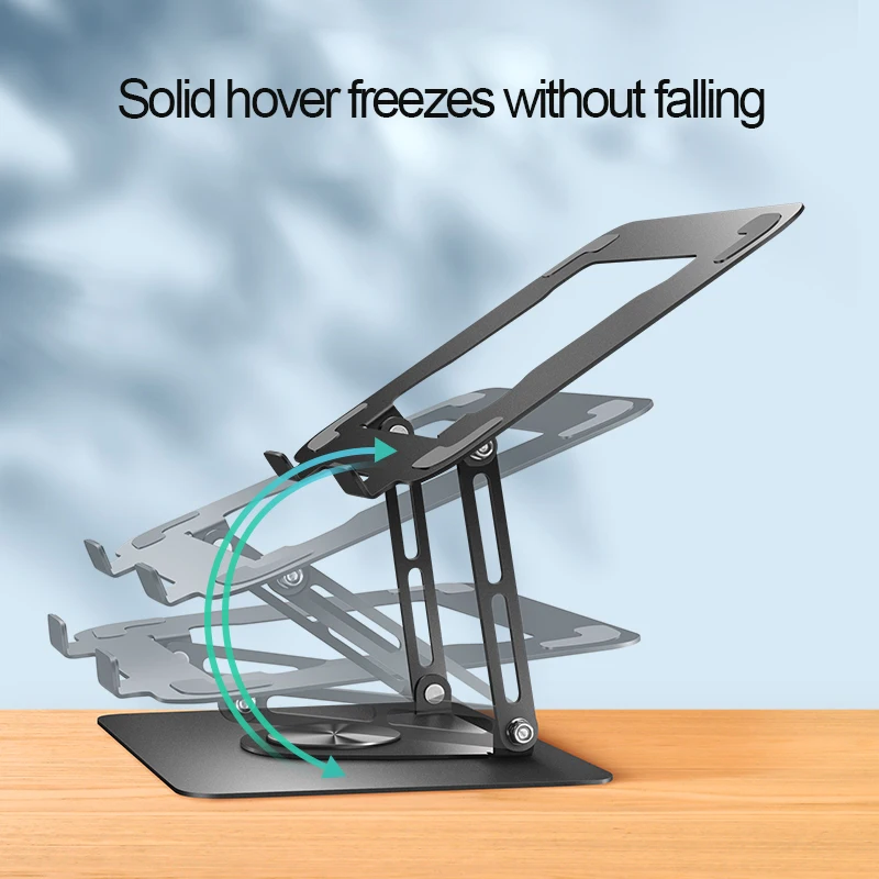 360 Rotating Swivel Laptop Stand for Standing Work Multi-angle Height ...