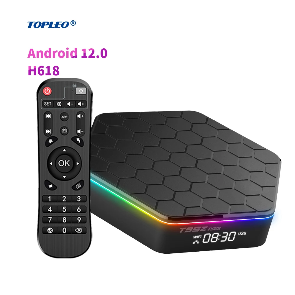 Topleo Set-top Box T95z Plus Android 12 H618 8k Tv Box Mxq 4k Internet Smart T95 T95z Plus Tv Box Android 12