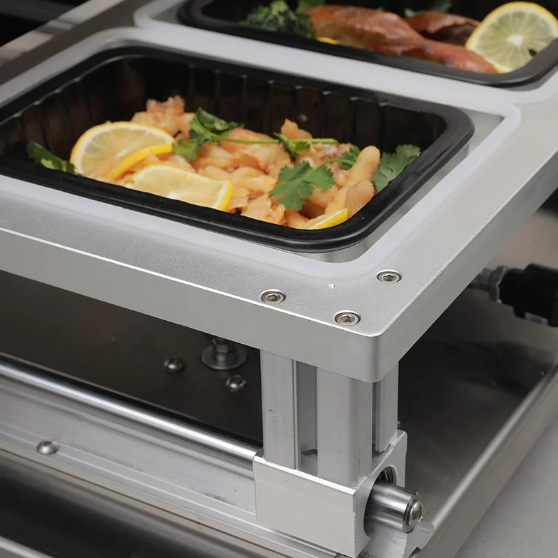 Tabletop Food Containers Tray Sealing Machine Fresh Sealing Equipment Fruit Container Sealing Machine