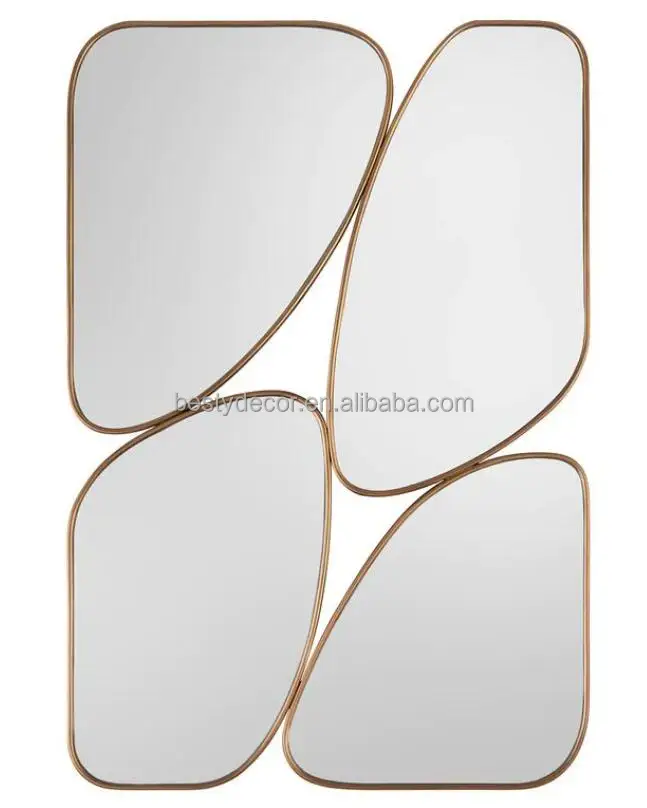 Decorative Mirror MDF Frame New Design Luxury  Living Room Hallway Furniture Wall Decoration Mirror