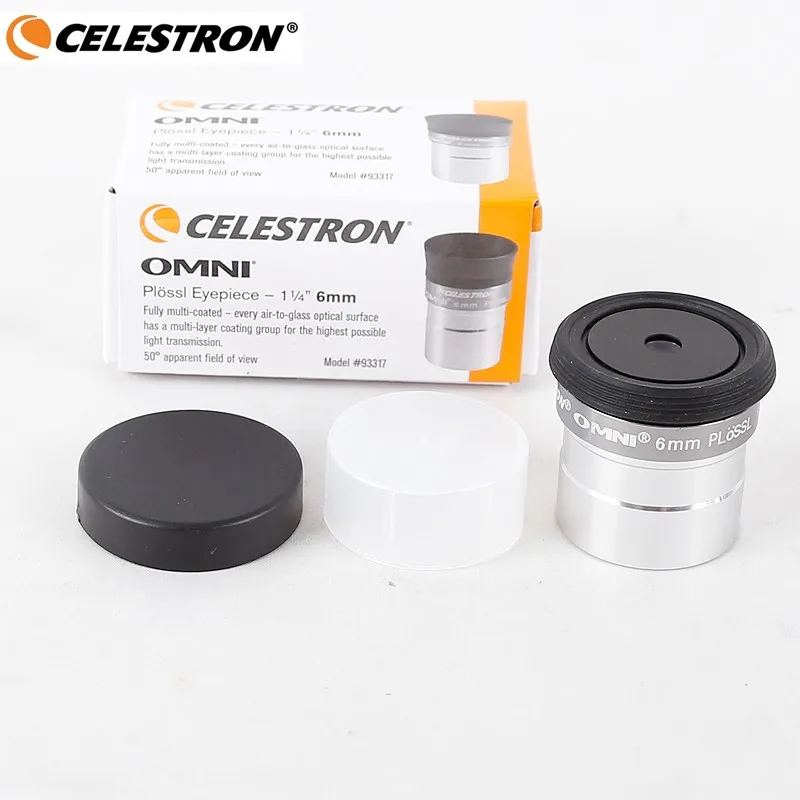 Télescope,Celestron OMNI 6mm--télescope astronomique 6mm, 52 degrés, 1
