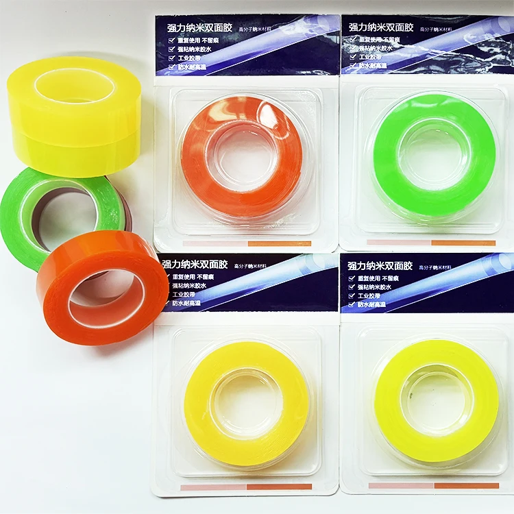 High-Quality Nano Double Sided Tape - Strong Adhesion, Reusable, and Versatile for Home and Office Use