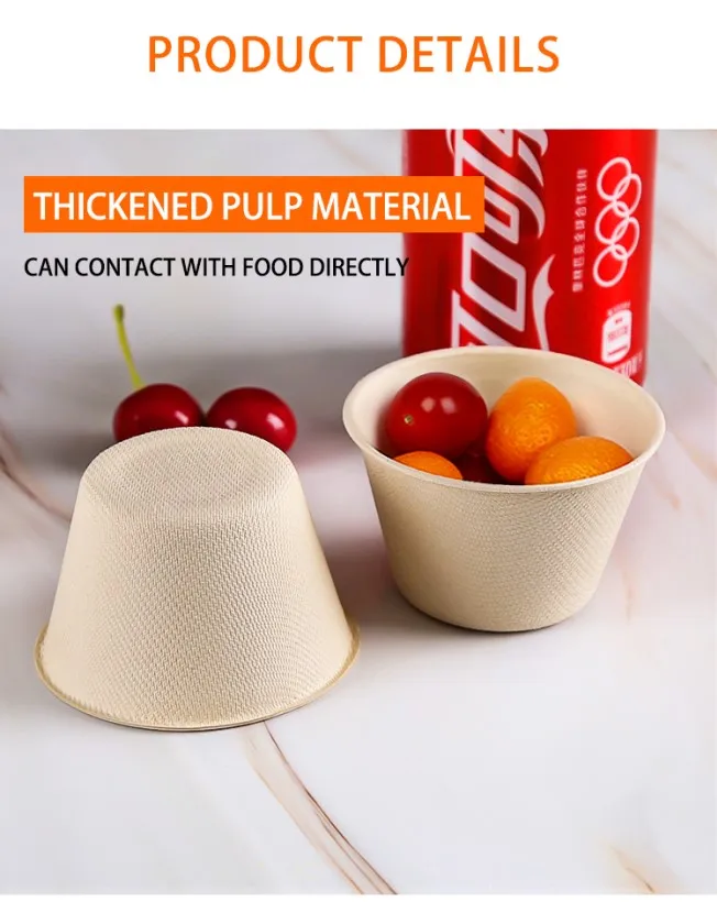 Eco Friendly Hot Sauce Containers 2oz 4oz Takeaway Bagasse Sauce Cups Buy Bagasse Sauce Cups