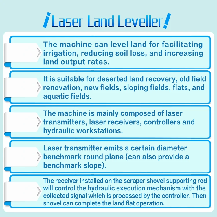 Shuo Xin Intelligent Agricultural Laser Land Leveling Equipment