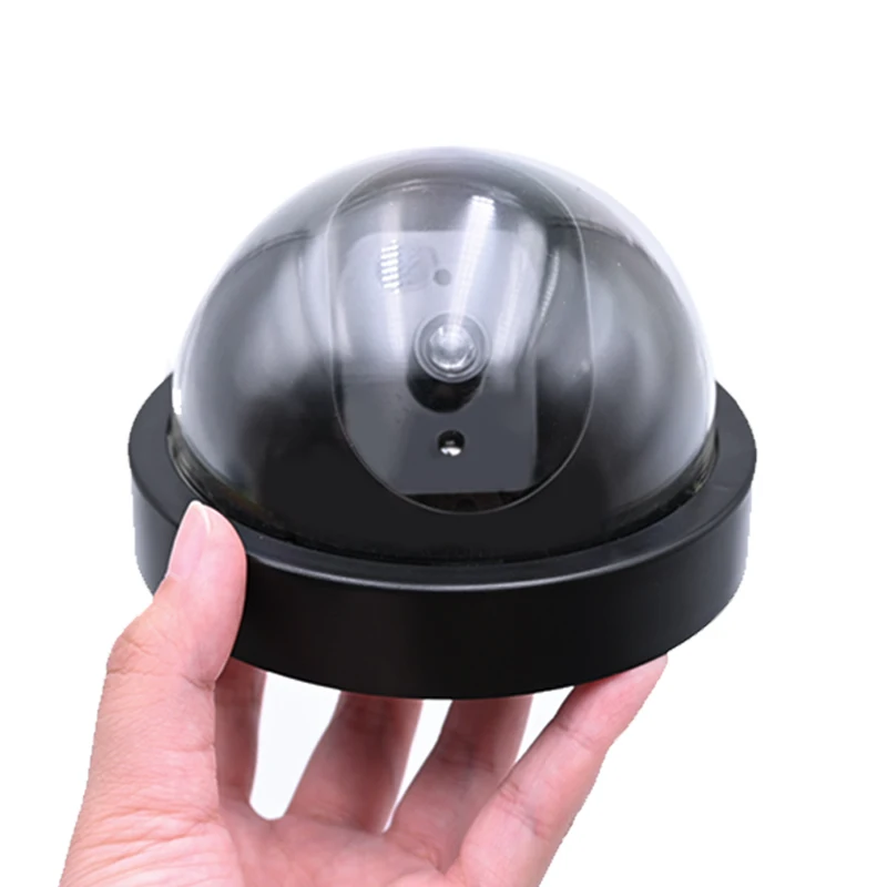 Customizable Dome Dummy CCTV Security Camera Indoor IR Infrared LED Blink Flashing Light Waterproof Simulation with CCD Sensor