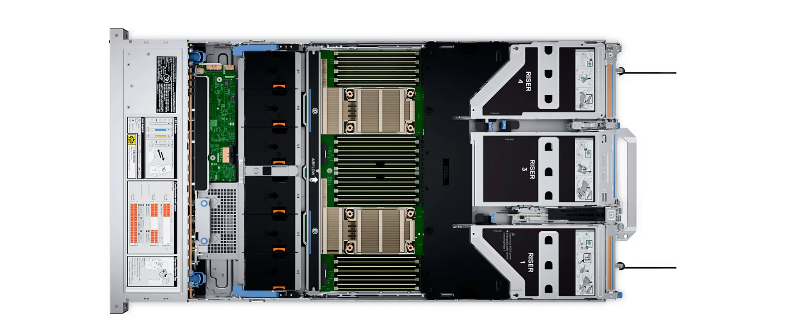 Poweredge R6615 Rack Mount Original for Dells EMC PowerEdge R6615 1U Rack Mount Server in Stock ...