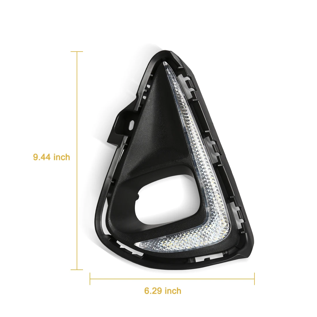 LED DRL Fog Light Kits with Halogen LED Bulbs for Toyota Corolla Axio Fielder  2018-2021 Daytime Running Light Turn Light