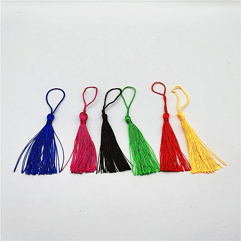 
 Красный зеленый сапфировый коричневый цвет Смешанные Оптовые кисточки для украшения дома в наличии 13 см шелковые кисточки оптом  