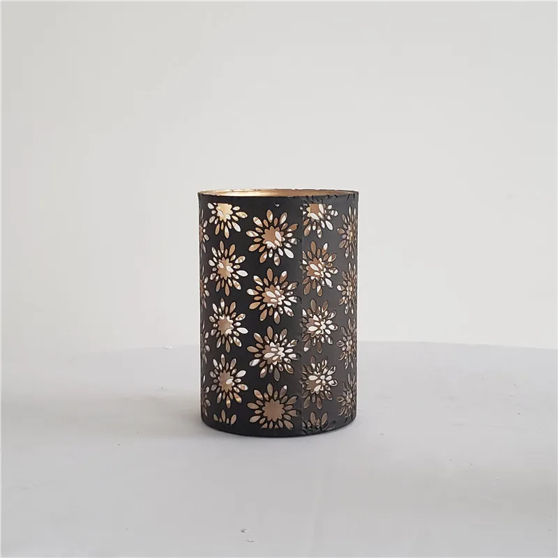 Candle Holder Decor Wholesale Double Color Metal Candle Holder Jars Candle Lamp Shades For Home Garden Decorative