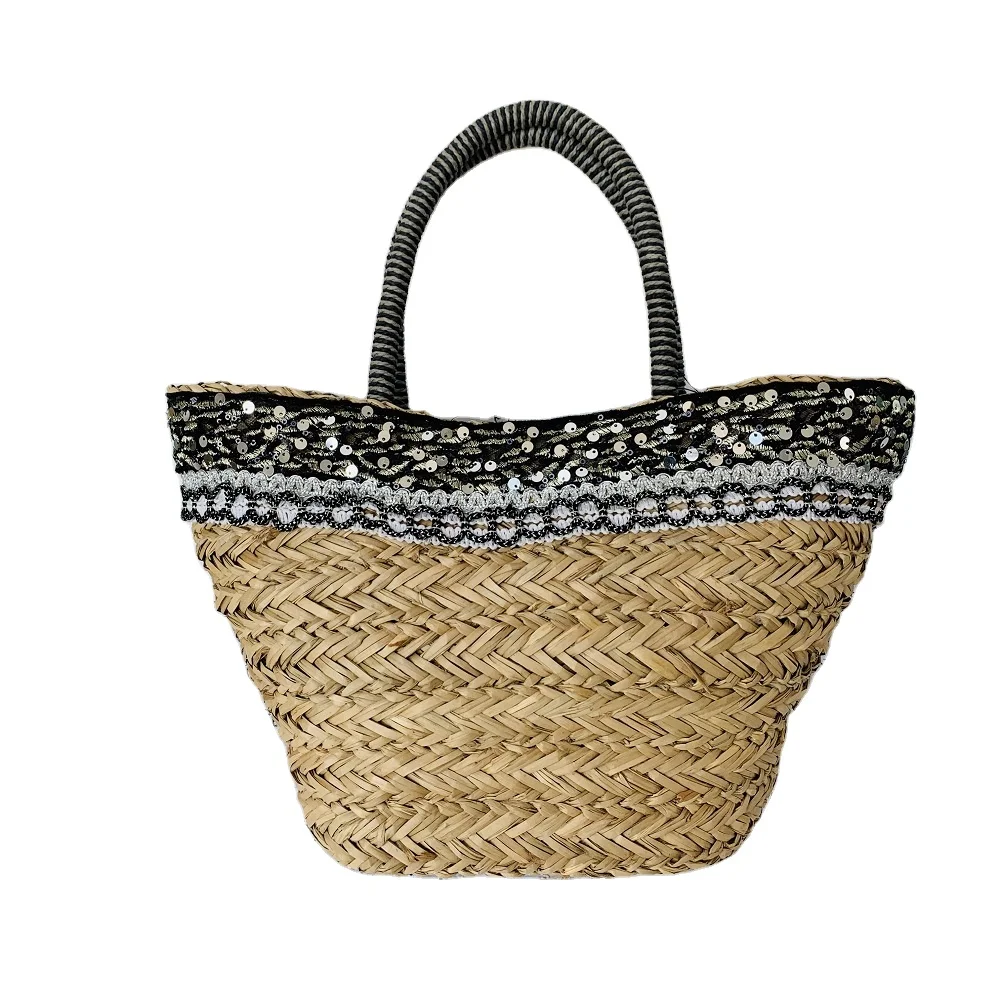 Производители, женская модная летняя пляжная Женская сумочка на заказ, соломенная сумка