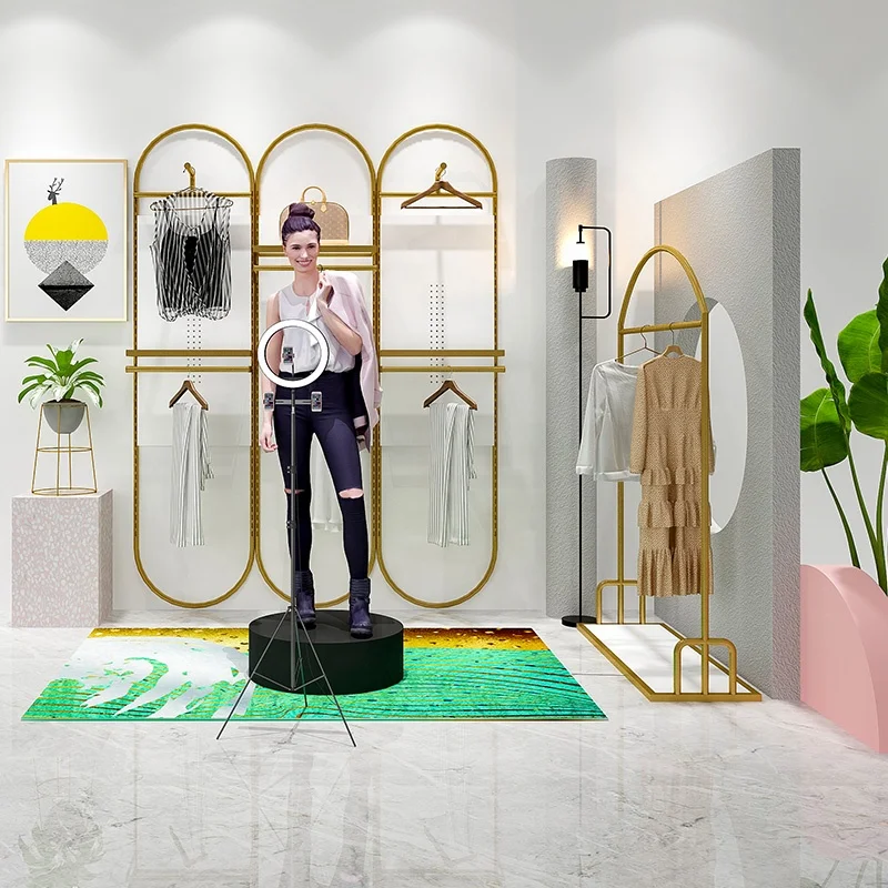 Modern Gold Shoe Display Shelf Multi Size Shoes Shelve Display Rack Stand Shoe Display Rack Stand for Shop