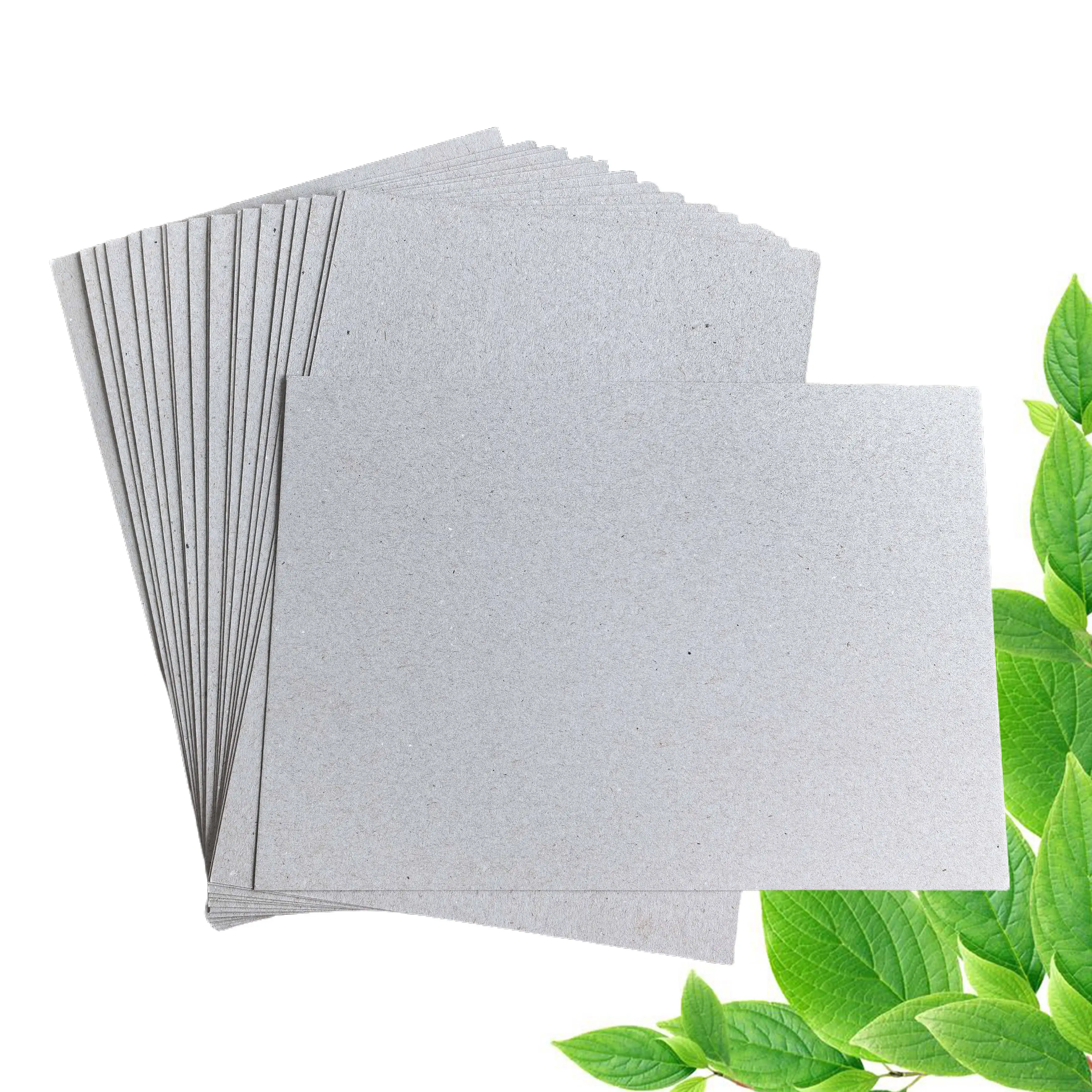 Cheap Factory Price Anti-Curl 1000 Gsm 650gsm Paper Board 0.5mm 1mm 1.5mm 2mm Thick Grey Cardboard Sheets
