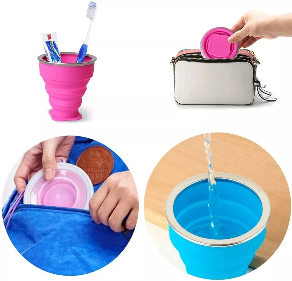 Portable And Eco Friendly Suction Silicone Collapsible Cup - Buy ...