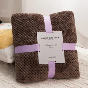 High Quality Factory Good Price Wholesale Polyester Personalized Fleece Throw Blanket Super Soft Flannel Blanket
