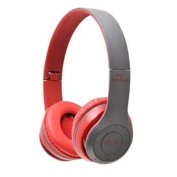Hi-Fi Stereo Foldable Wireless Stereo Headsets with Built-in Mic Over Ear Wireless Bluetooth Headphones
