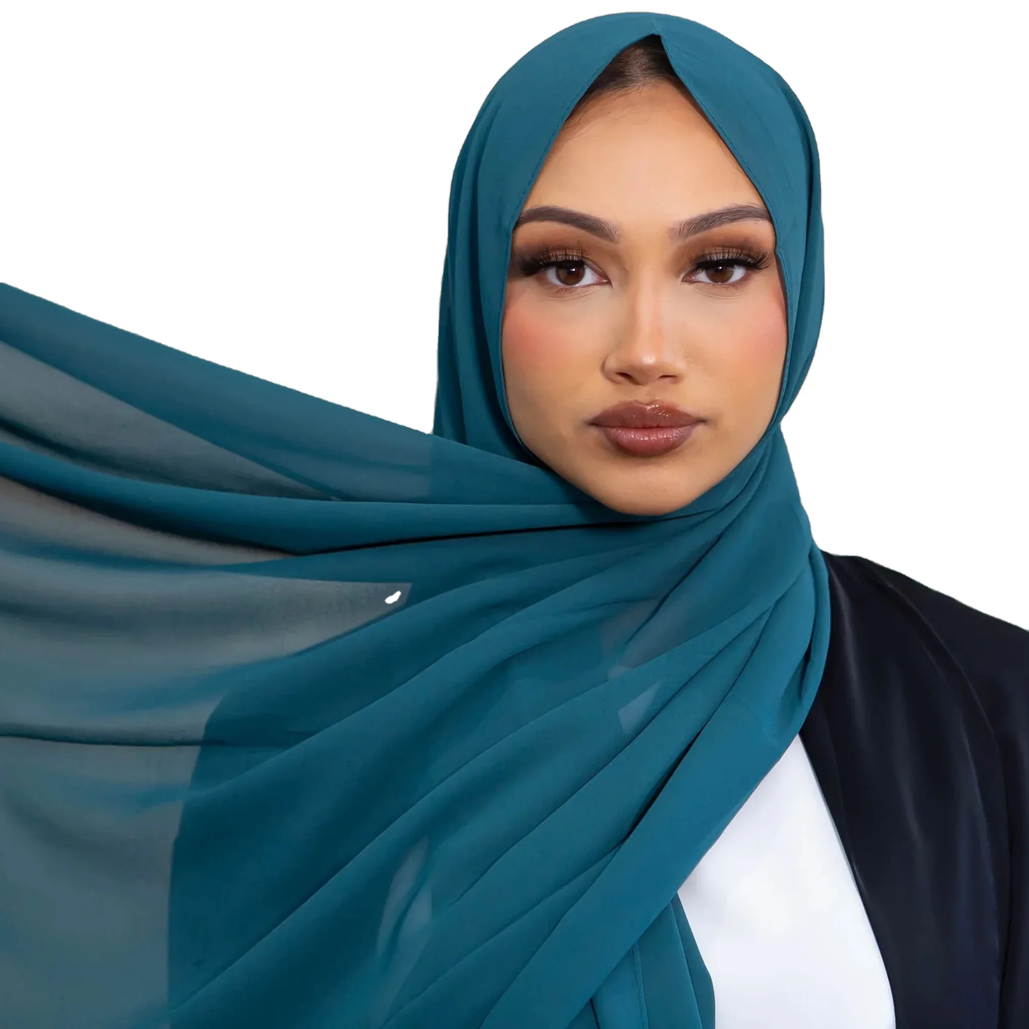 heavy chiffon hijab