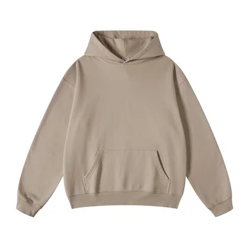High Quality Streetwear 440gsm 100% Cotton Oversized Hoodie casual Blank Customized Hoodie men's hoodies