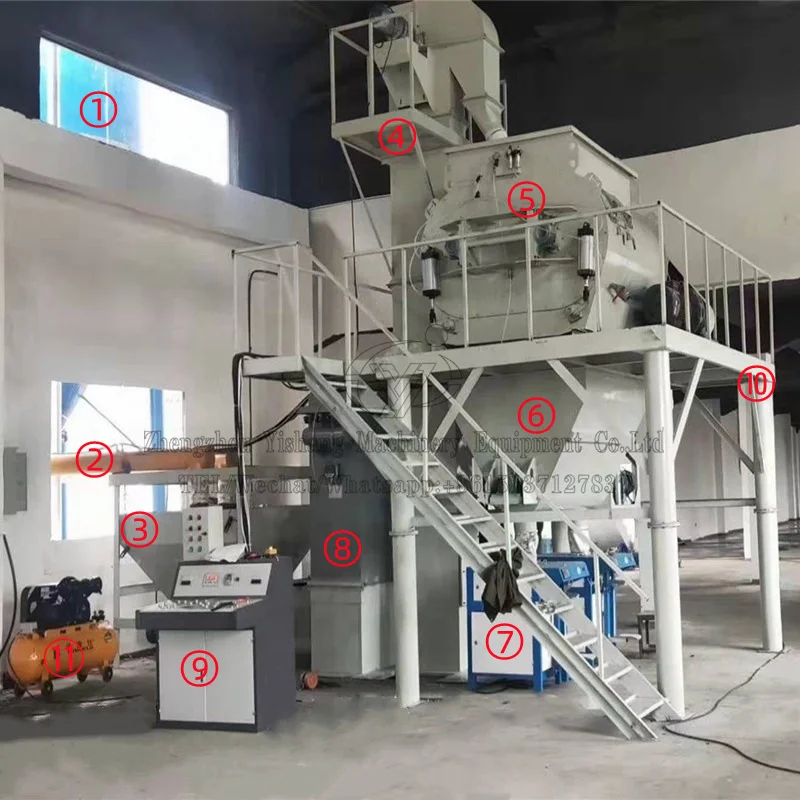 Ceramic Tile Adhesive Manufacturing Plant Buy Semi Automatic Tower